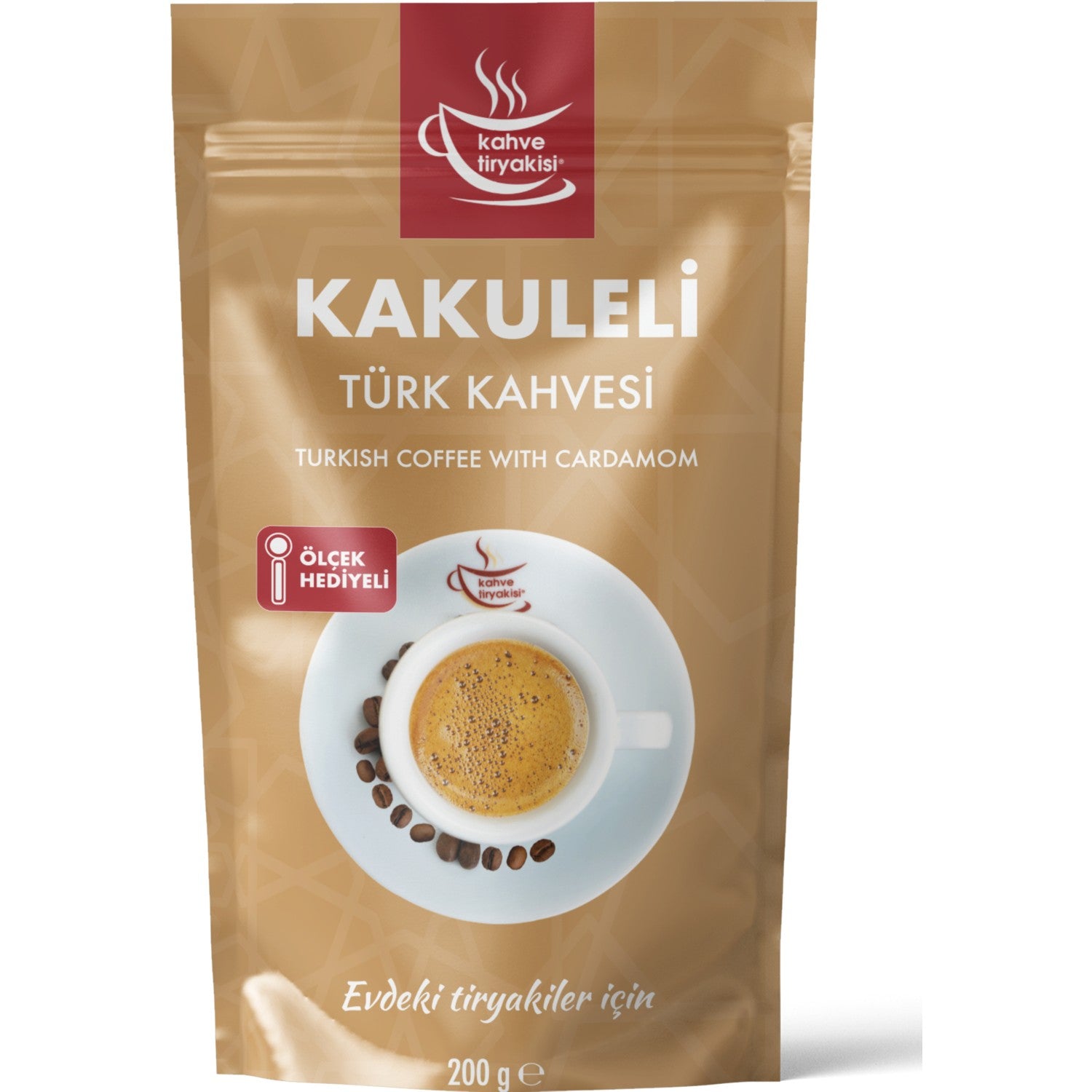 Coffee Addict Cardamom Flavored Turkish Coffee 200 gr Pack - MALLTURK