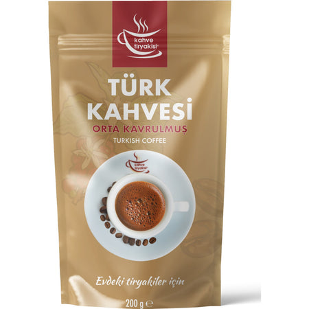Coffee Addict Medium Roast Turkish Coffee 200 gr - MALLTURK