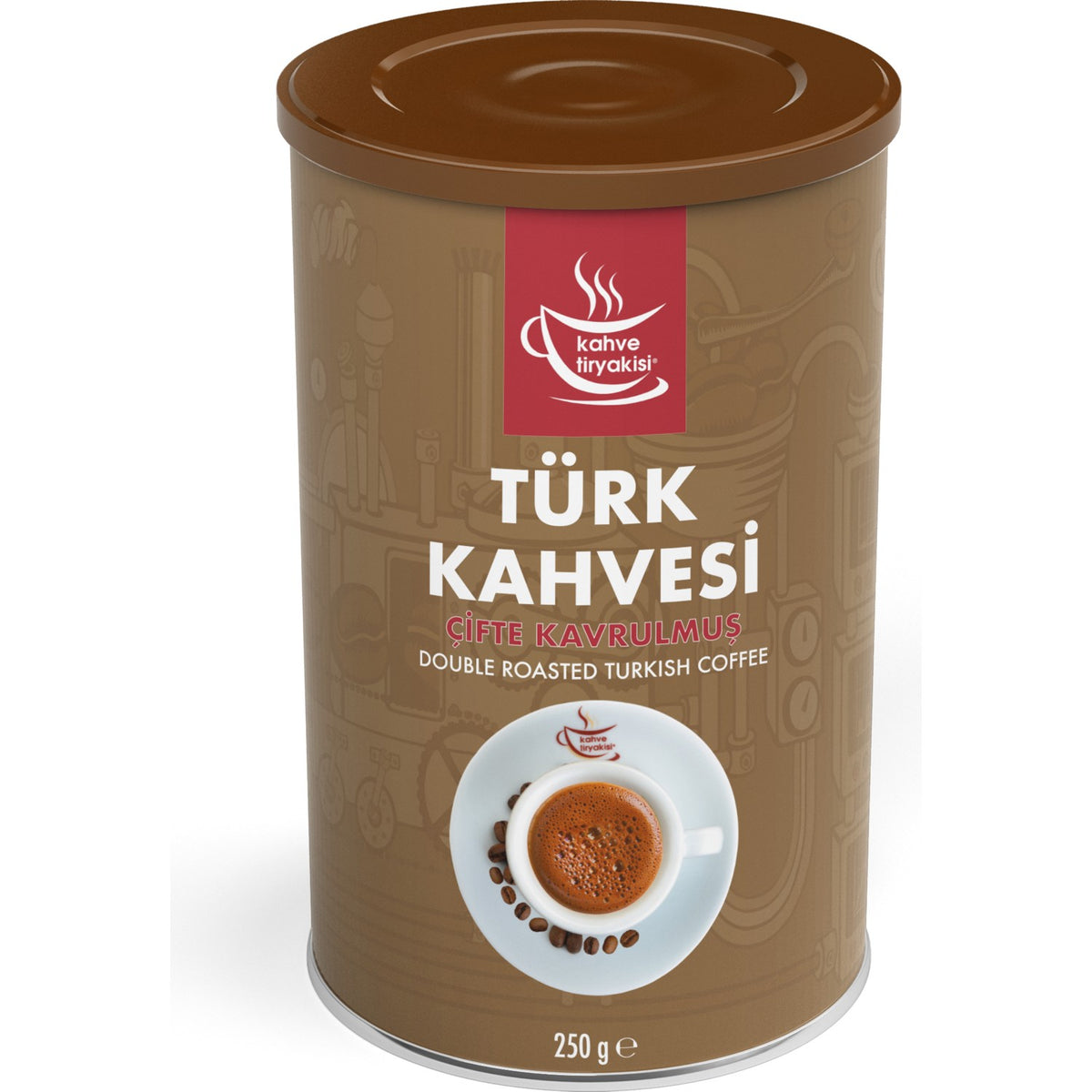 Coffee Addict Double Roasted Turkish Coffee 250 gr Tin - MALLTURK
