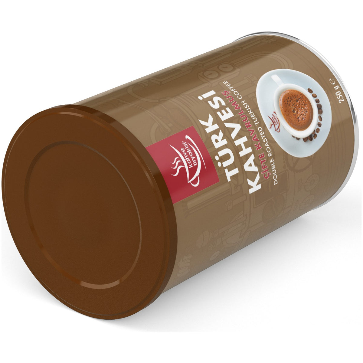 Coffee Addict Double Roasted Turkish Coffee 250 gr Tin - MALLTURK