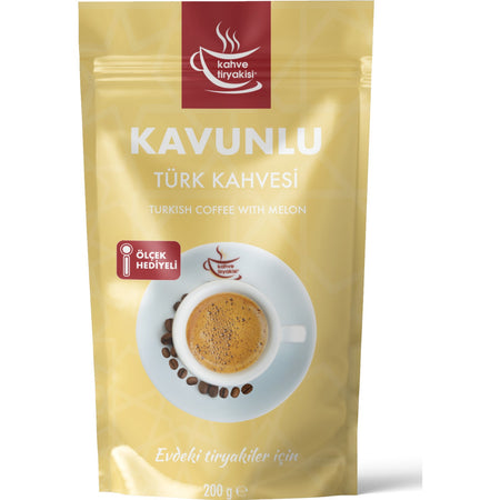 Coffee Addict Melon Flavored Turkish Coffee 200 gr - MALLTURK