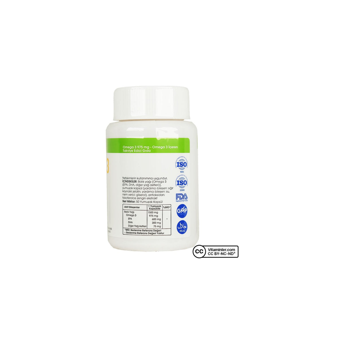 Voonka Omega-3 975 mg - MALLTURK