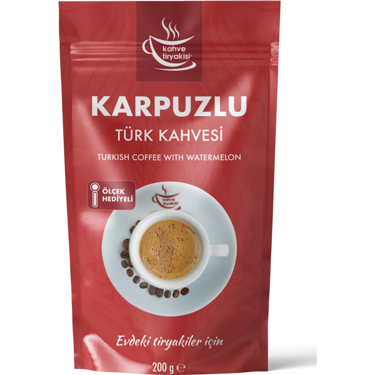Coffee Addict Watermelon Flavored Turkish Coffee 200 gr Pack - MALLTURK