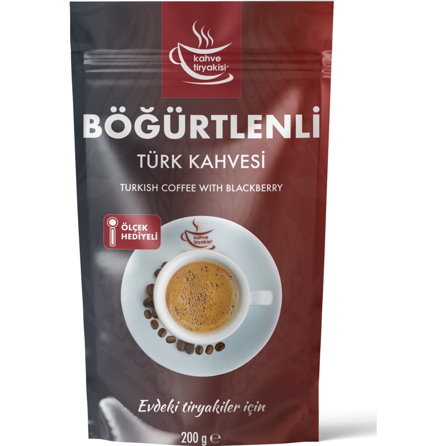 Coffee Addict Blackberry Flavored Turkish Coffee 200 gr Pack - MALLTURK