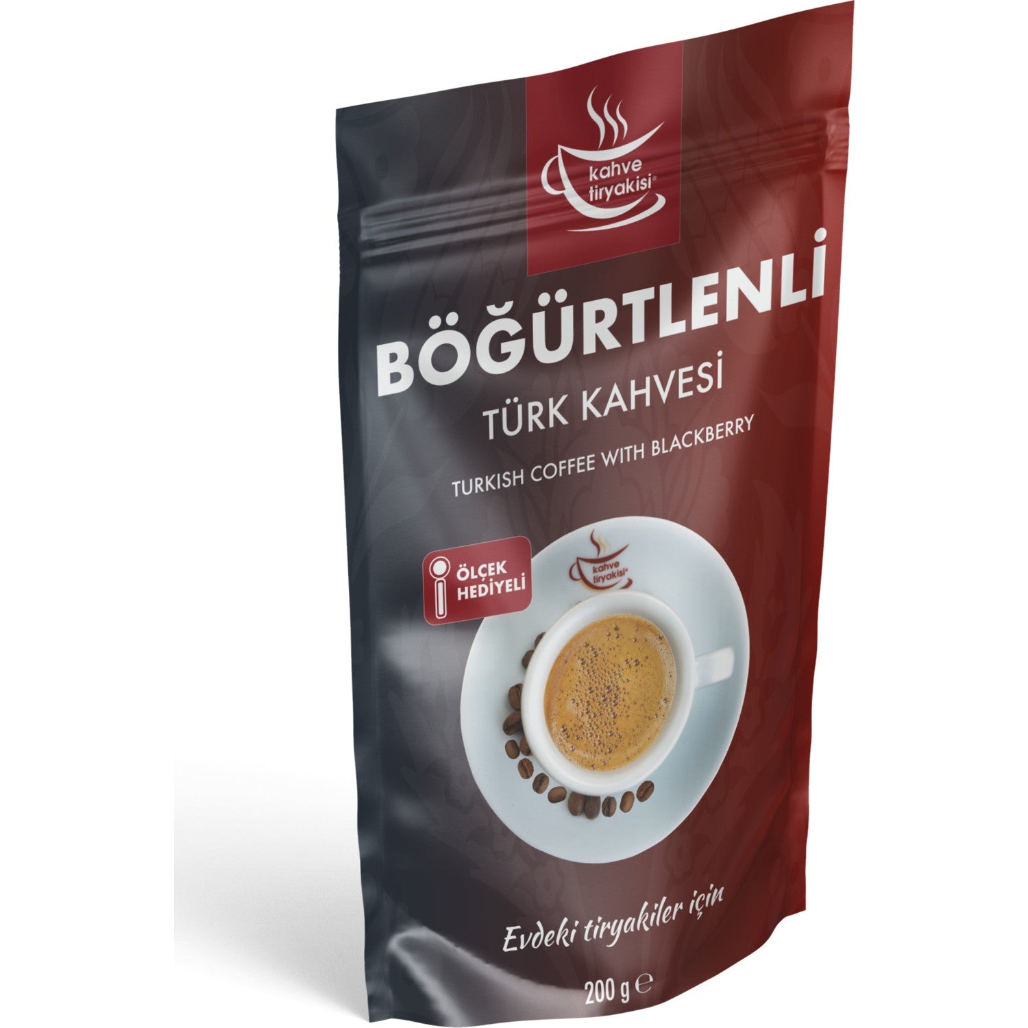 Coffee Addict Blackberry Flavored Turkish Coffee 200 gr Pack - MALLTURK
