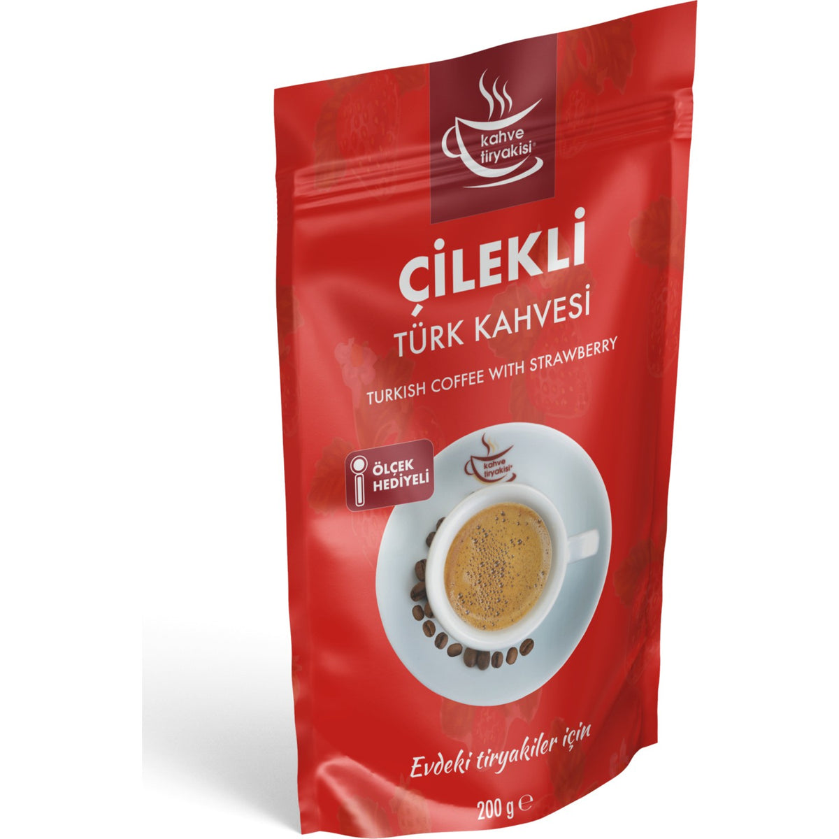 Coffee Addict Strawberry Flavored Turkish Coffee 200 gr Pack - MALLTURK