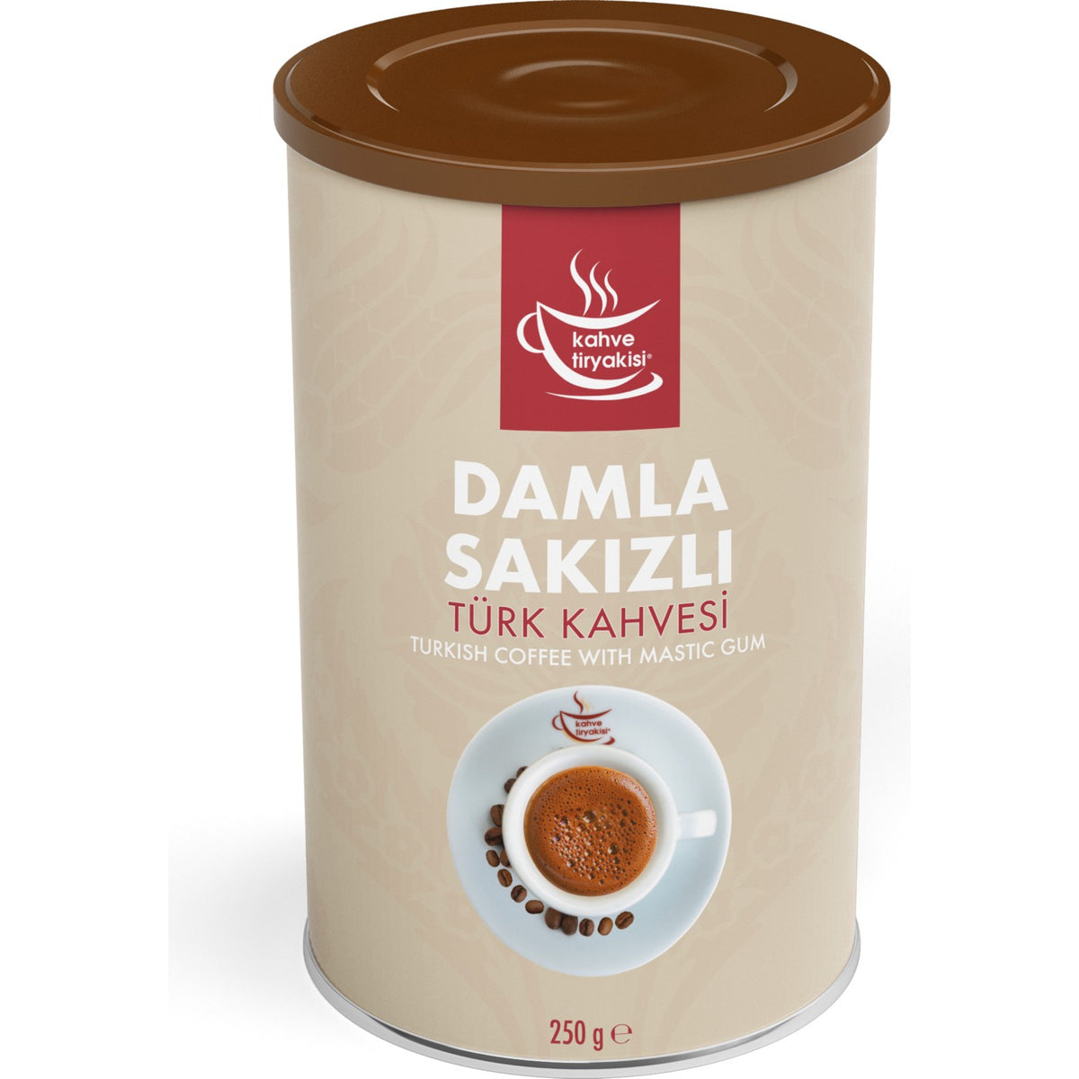Coffee Addict Mastic Flavored Turkish Coffee 250 gr Tin - MALLTURK