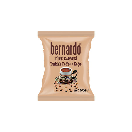 Bernardo Turkish Coffee 100 g, Medium Roast, Freshly Ground - MALLTURK