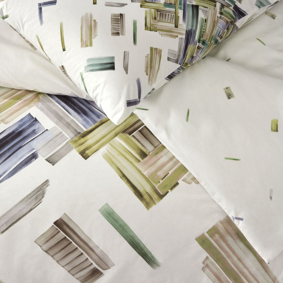 Tac Rafael Ranforce Double Duvet Cover Set Green - MALLTURK