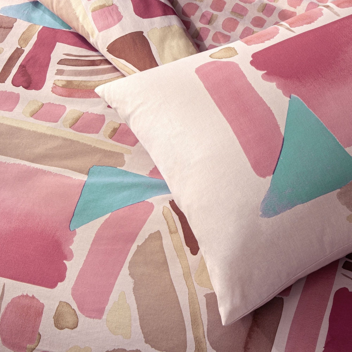 Tac Holden Ranforce Single Duvet Cover Set Pink - MALLTURK