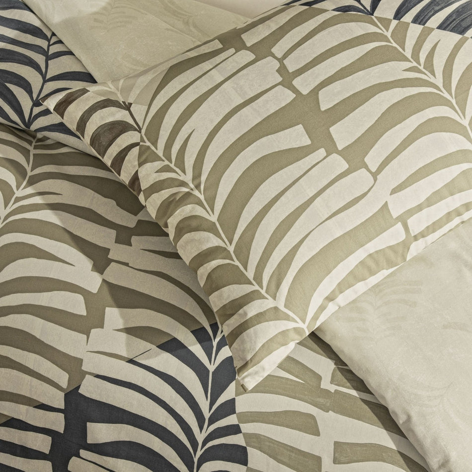 Tac Ella Ranforce Double Duvet Cover Set Brown - MALLTURK