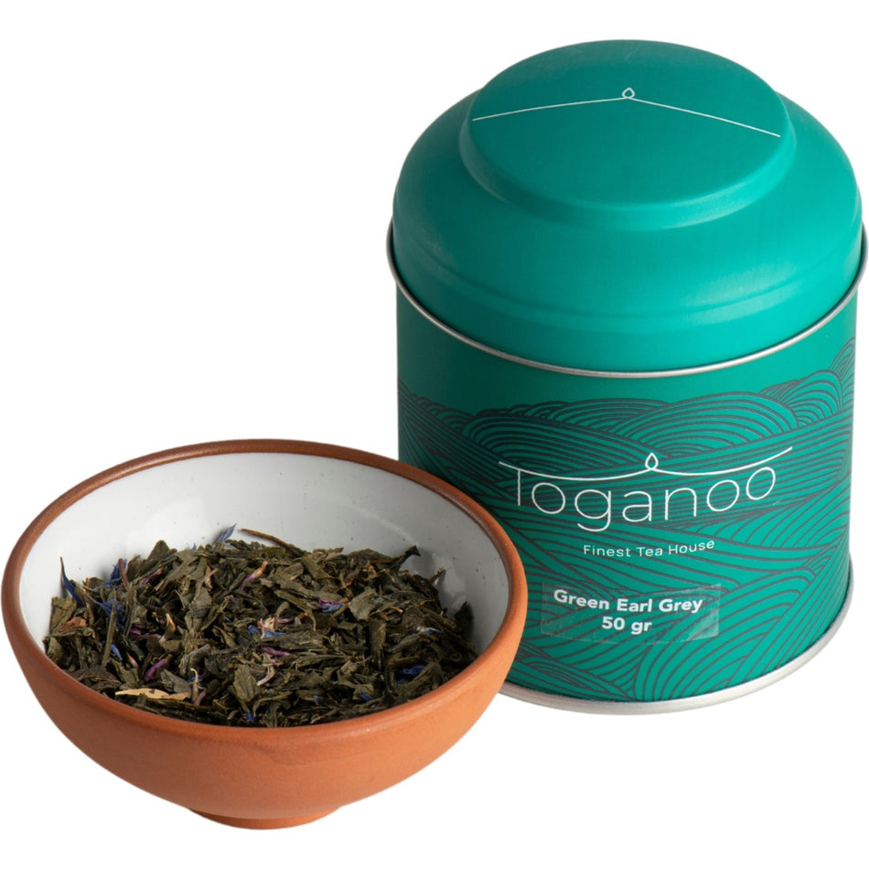 Toganoo Tea Green Earl Grey bergamot flavored green tea 50 g - MALLTURK