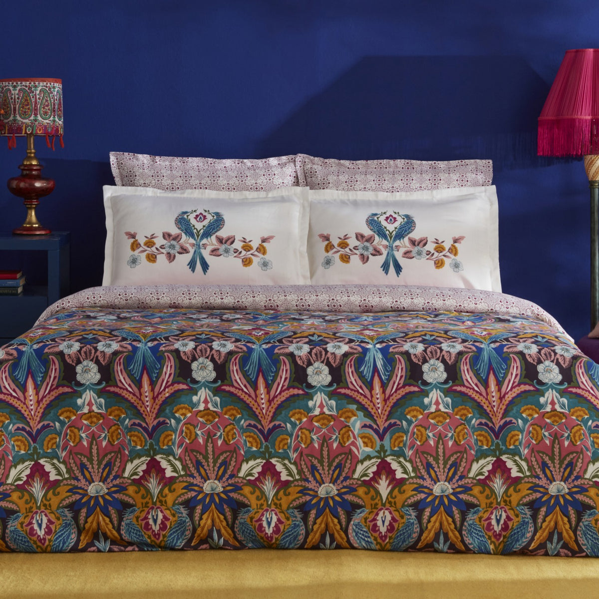 Karaca Home Marsey Double Sateen Duvet Cover Set Multicolor - MALLTURK