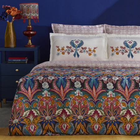 Karaca Home Marsey Double Sateen Duvet Cover Set Multicolor - MALLTURK