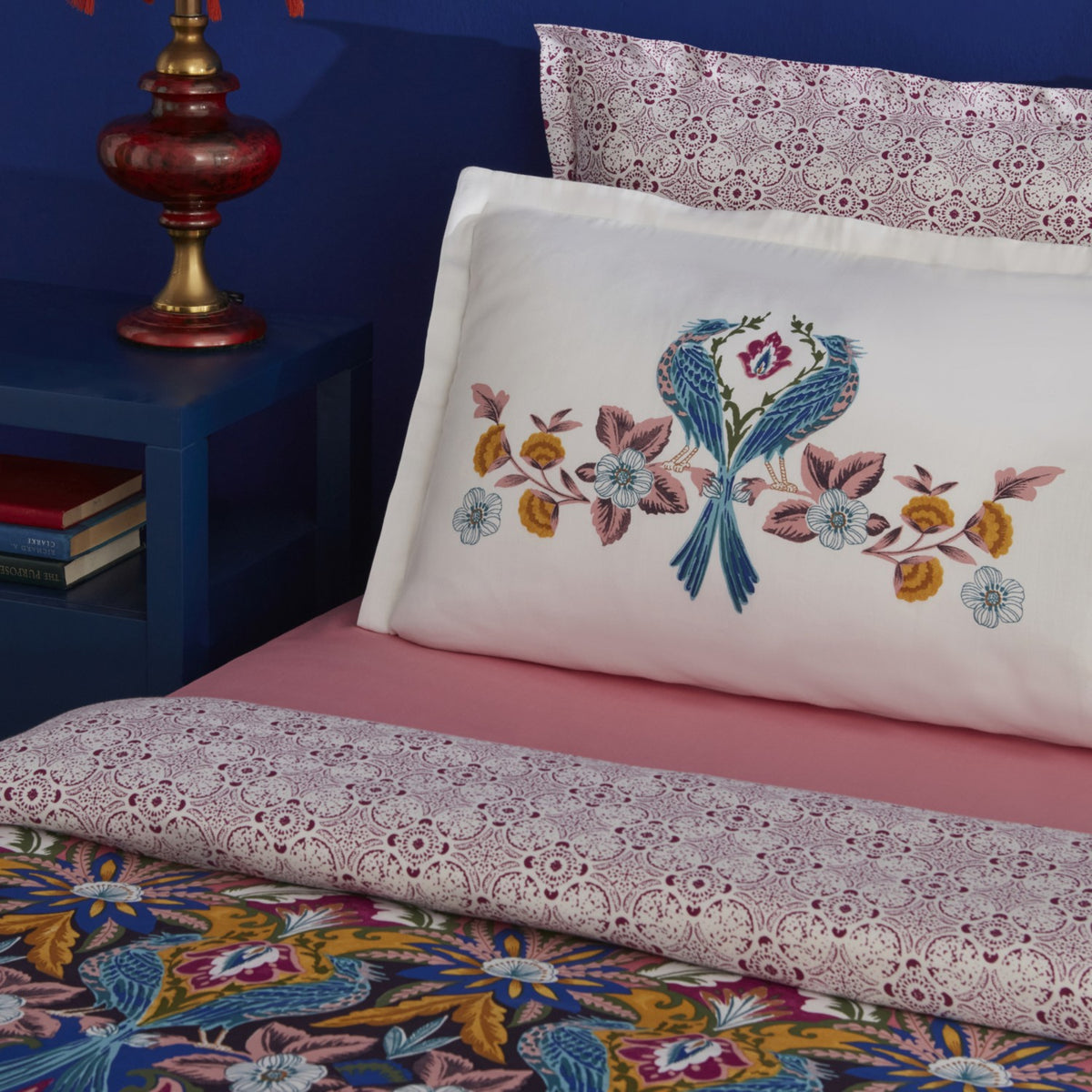 Karaca Home Marsey Double Sateen Duvet Cover Set Multicolor - MALLTURK