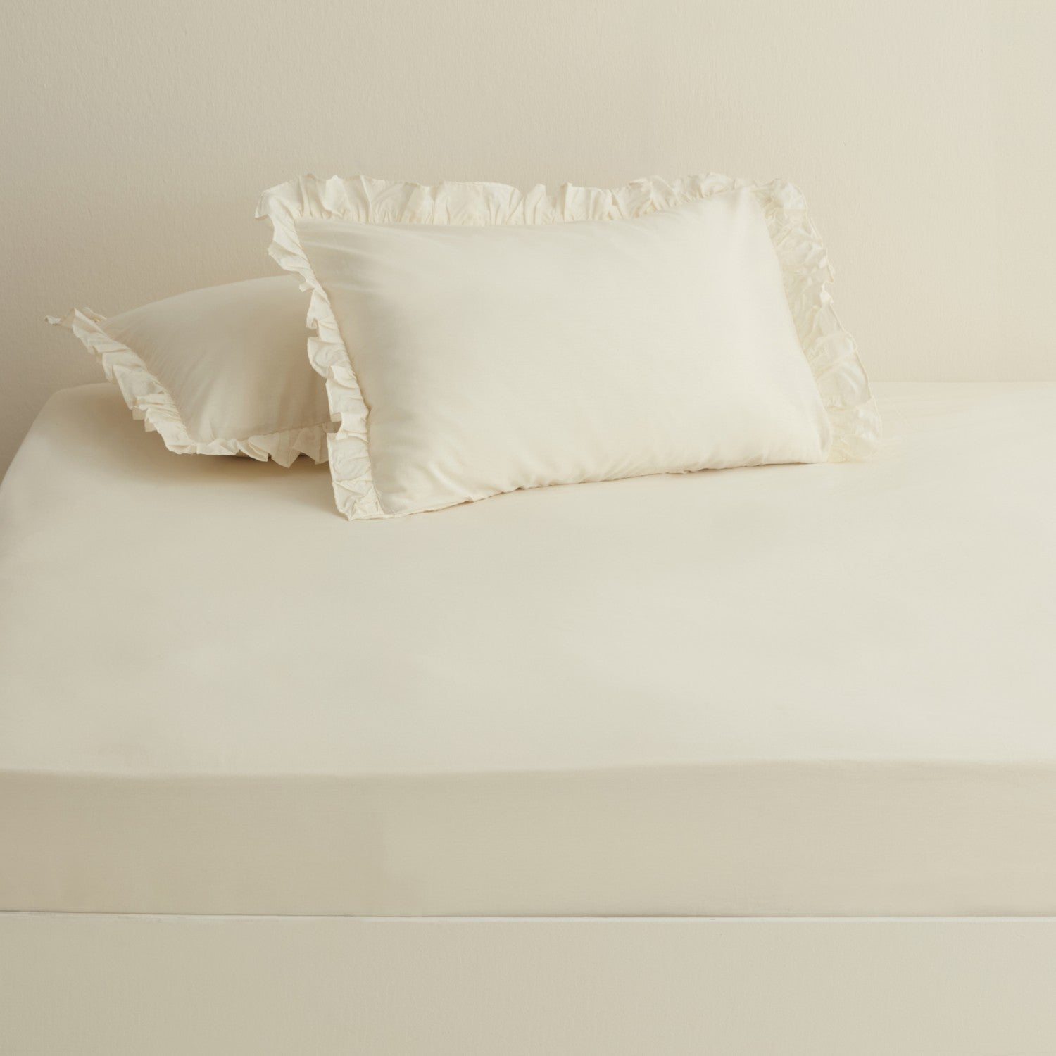Karaca Home Basic 100% Cotton Single Flat Sheet, Ecru - MALLTURK