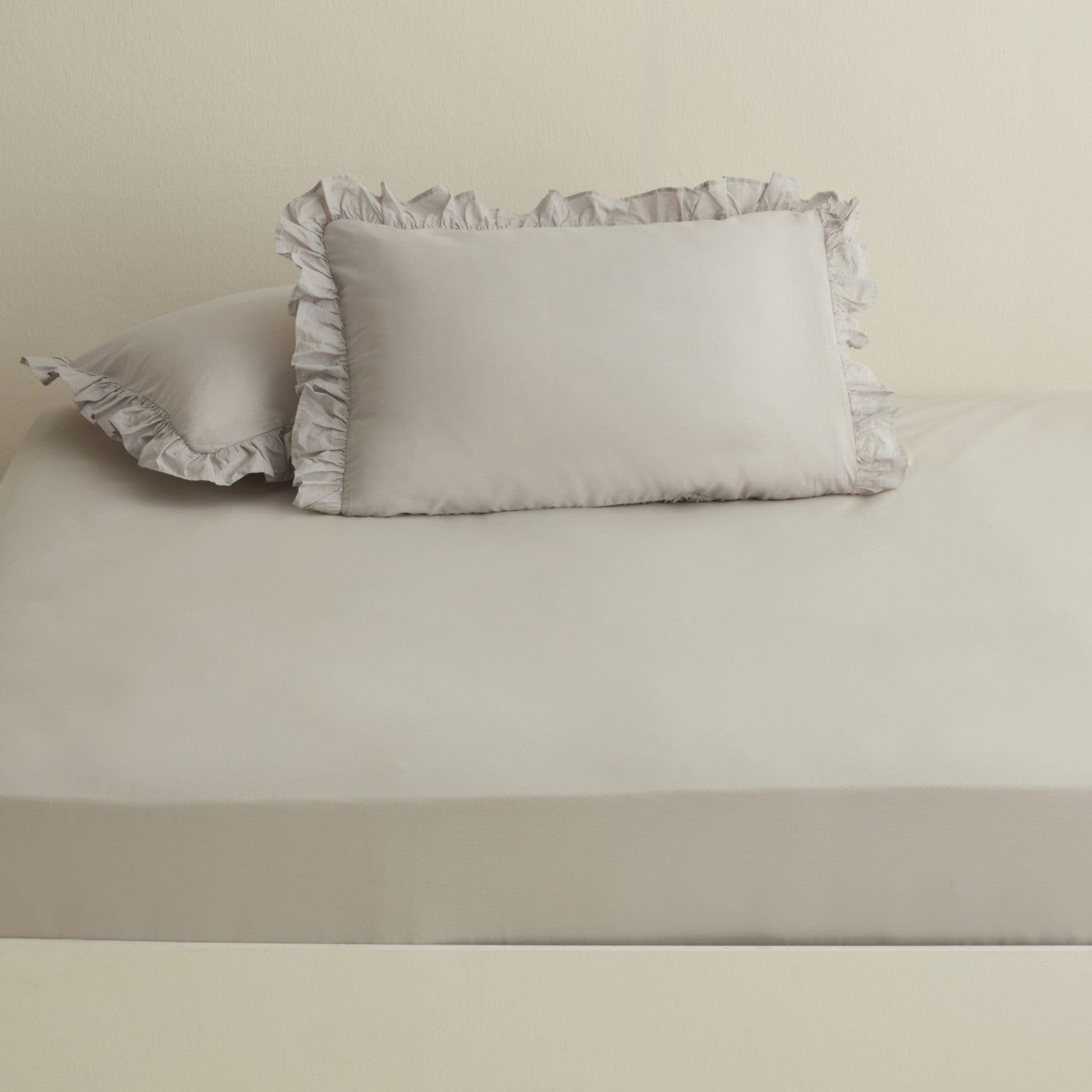 Karaca Home Basic 100% Cotton Single Flat Sheet Grey - MALLTURK