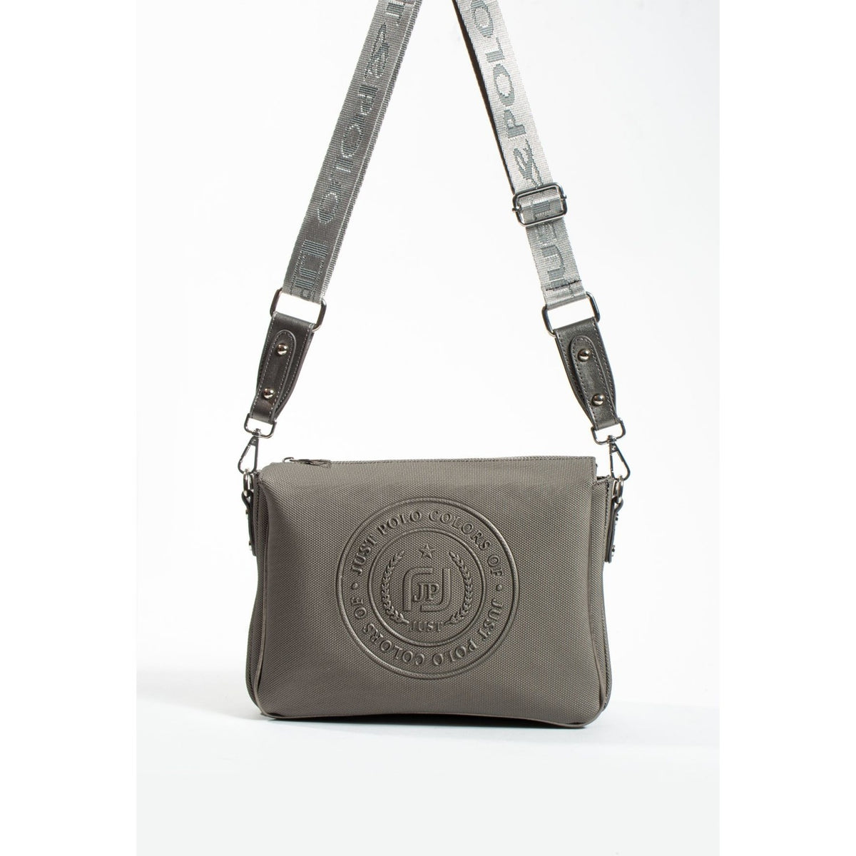Just Polo Women's Shoulder Bag New Season Gray Color - MALLTURK