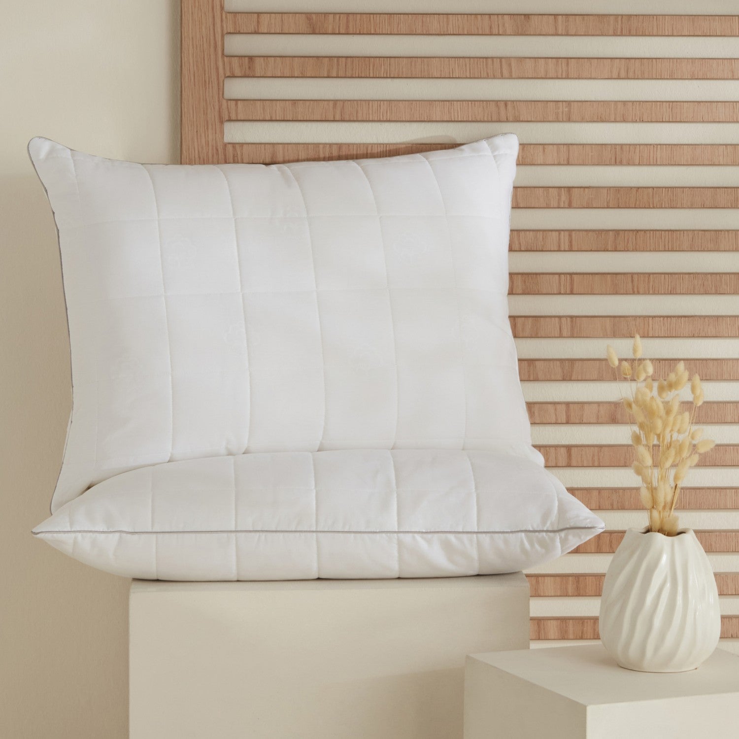 Karaca Home Quilted Cotton Pillow - MALLTURK