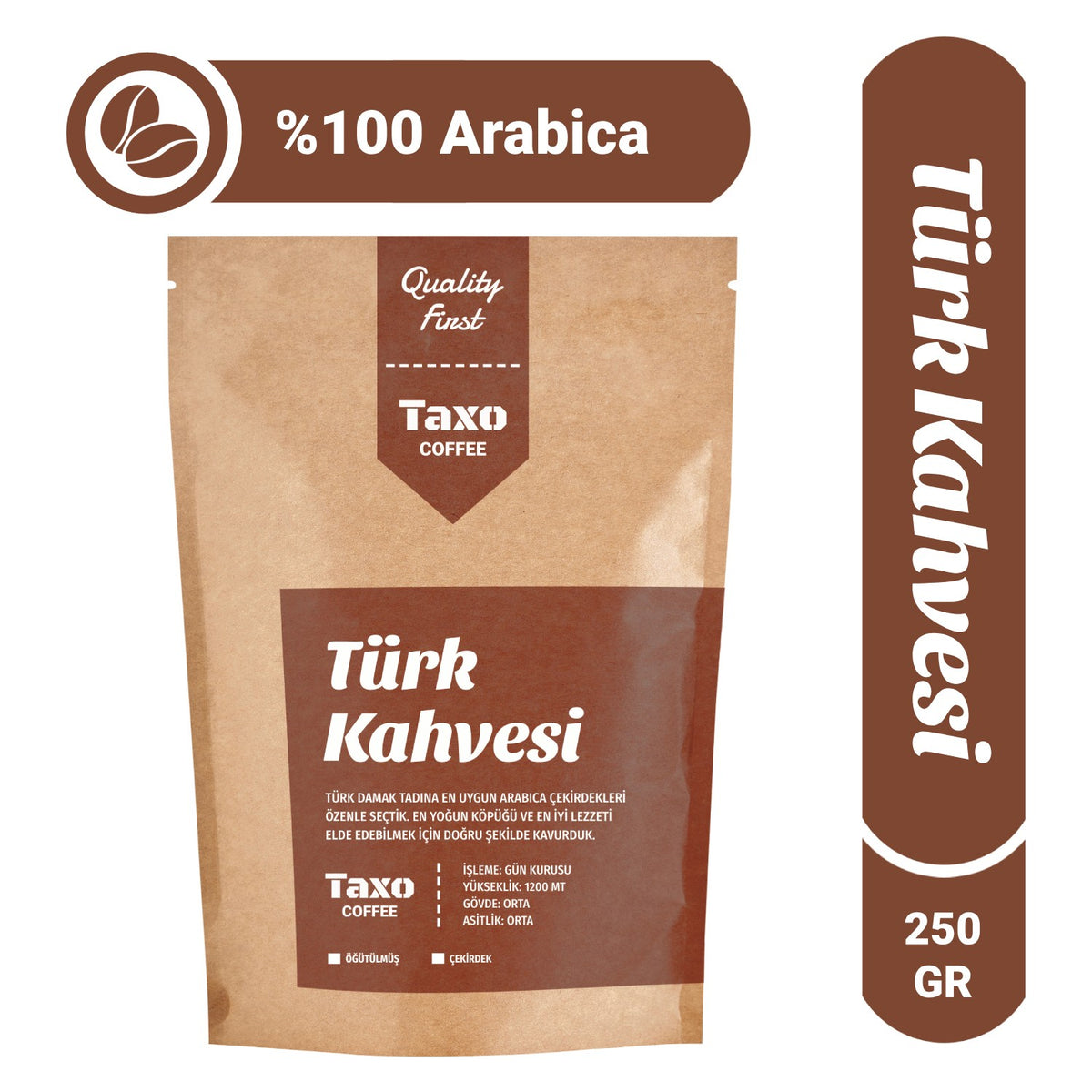 Taxo Coffee Turkish Coffee 250g - MALLTURK