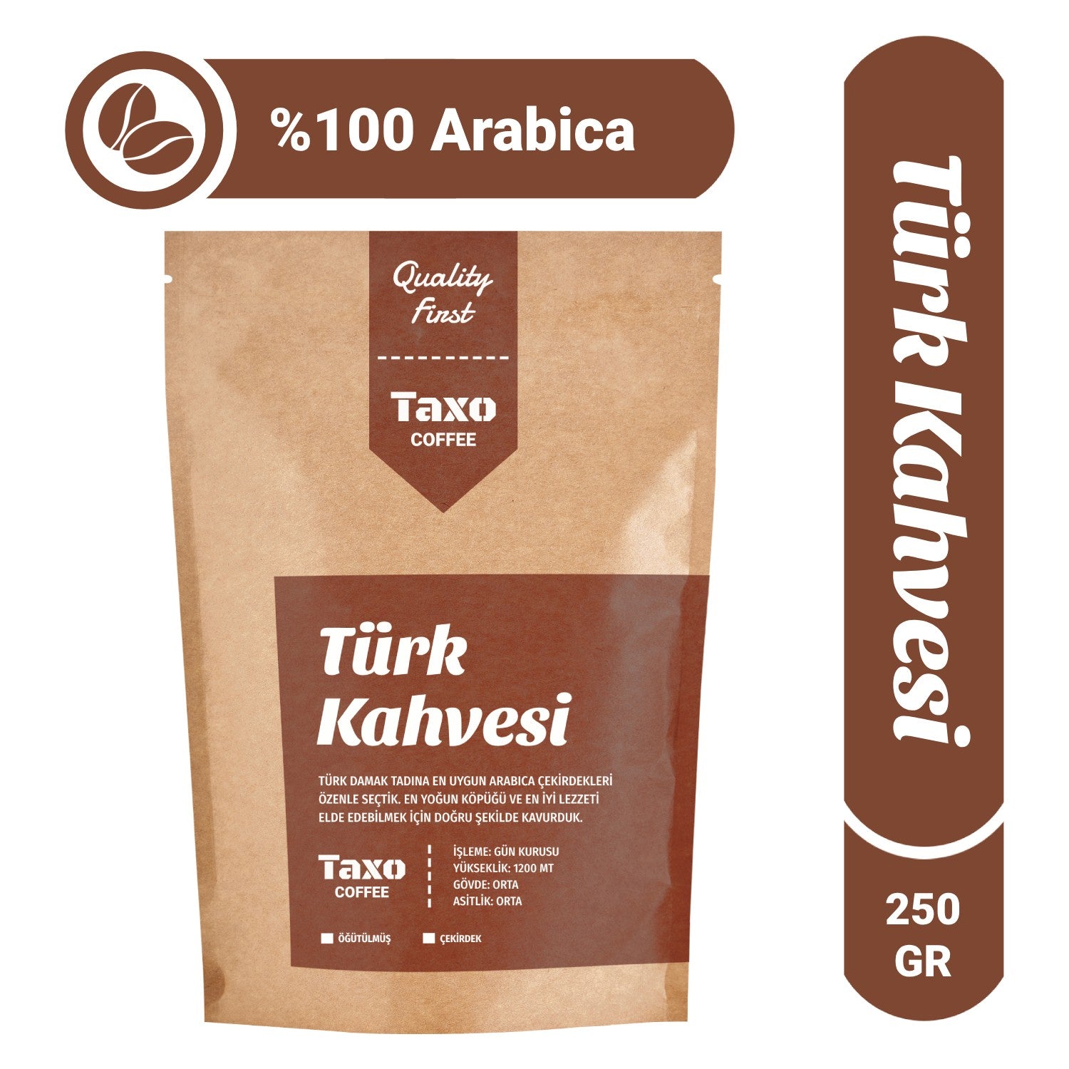 Taxo Coffee Turkish Coffee 250g - MALLTURK