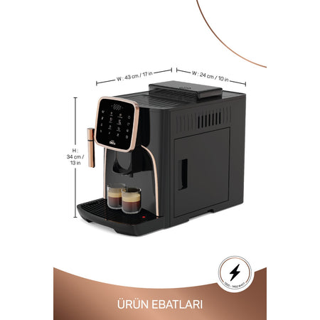 Arzum OK0030 Okka Espresso Pro Automatic Espresso Machine - MALLTURK