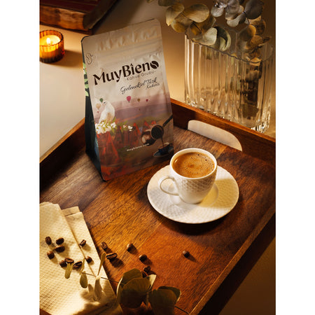 MuyBieno Coffee - MuyBieno Turkish Coffee with Plenty of Foam, 100% Arabica, intensely Flavored Traditional Turkish Coffee, 250g - MALLTURK