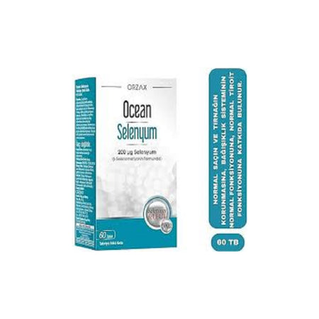 Orzax Ocean Selenyum 200 mcg 60 Tablet - MALLTURK