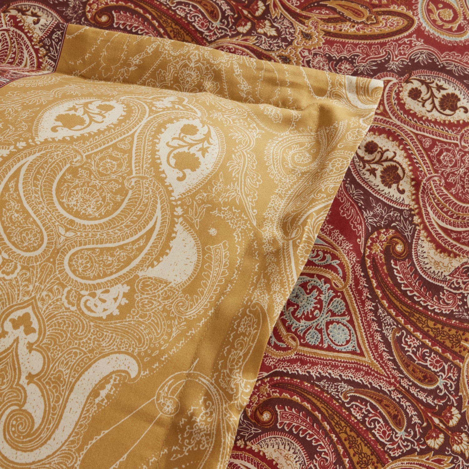 Karaca Home Sherie Double Duvet Cover Set Cotton Sateen Brown - MALLTURK