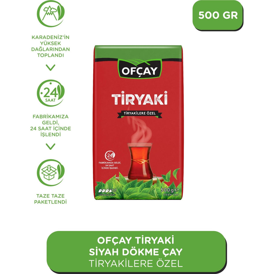 Ofcay Tiryaki loose leaf black tea 500 g - MALLTURK