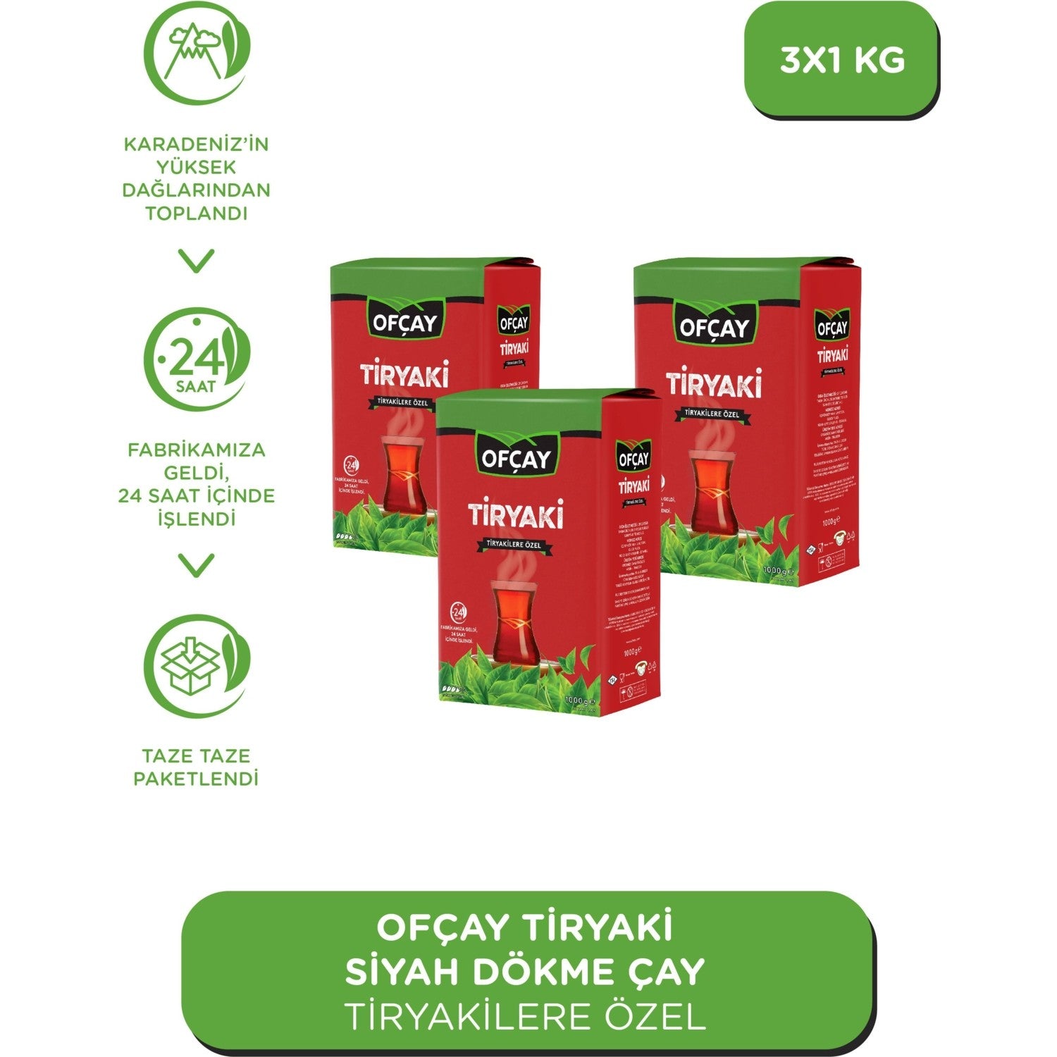 Ofcay Tiryaki loose leaf black tea 3 kg flavored and quality tea Deneyimi - MALLTURK