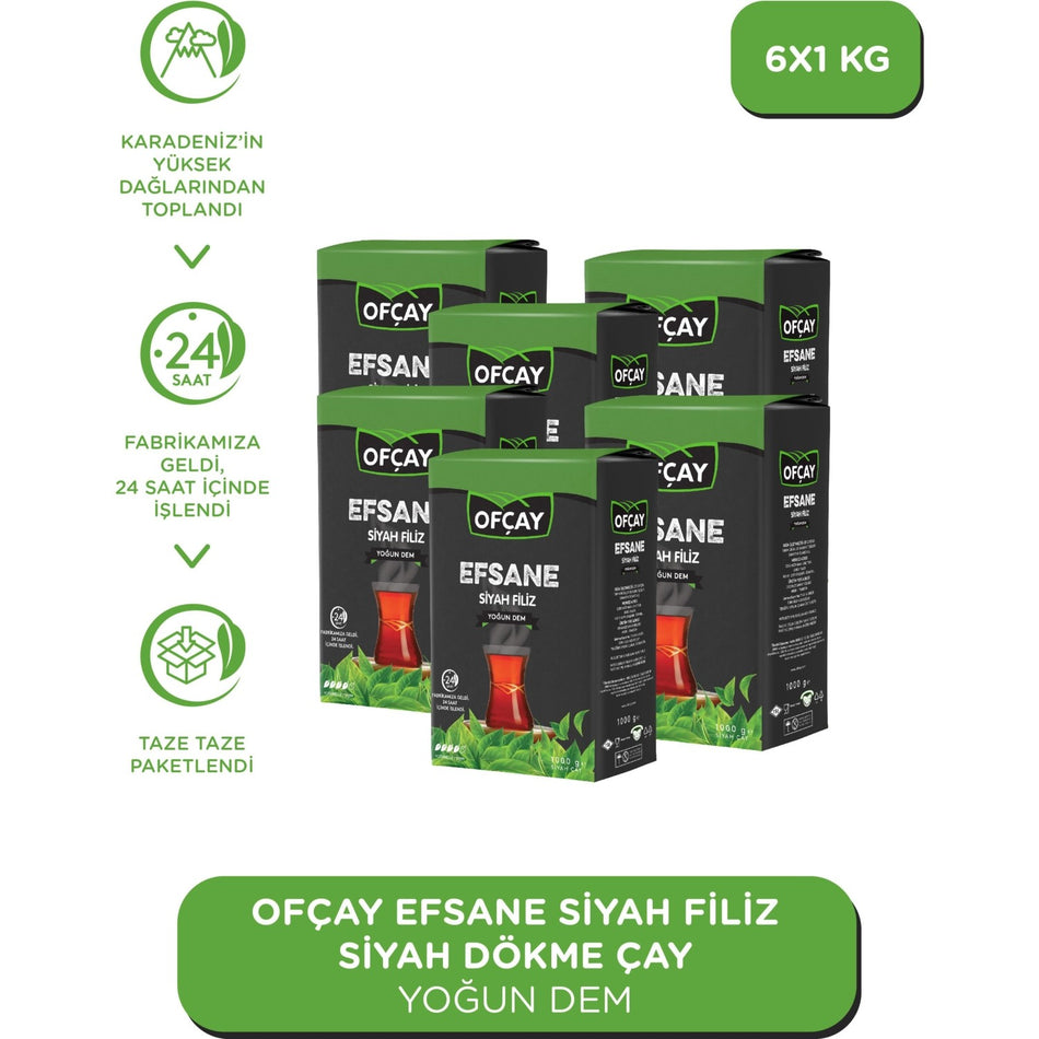 Ofcay Efsane sprout tea 1 Kg x 6 pack - MALLTURK