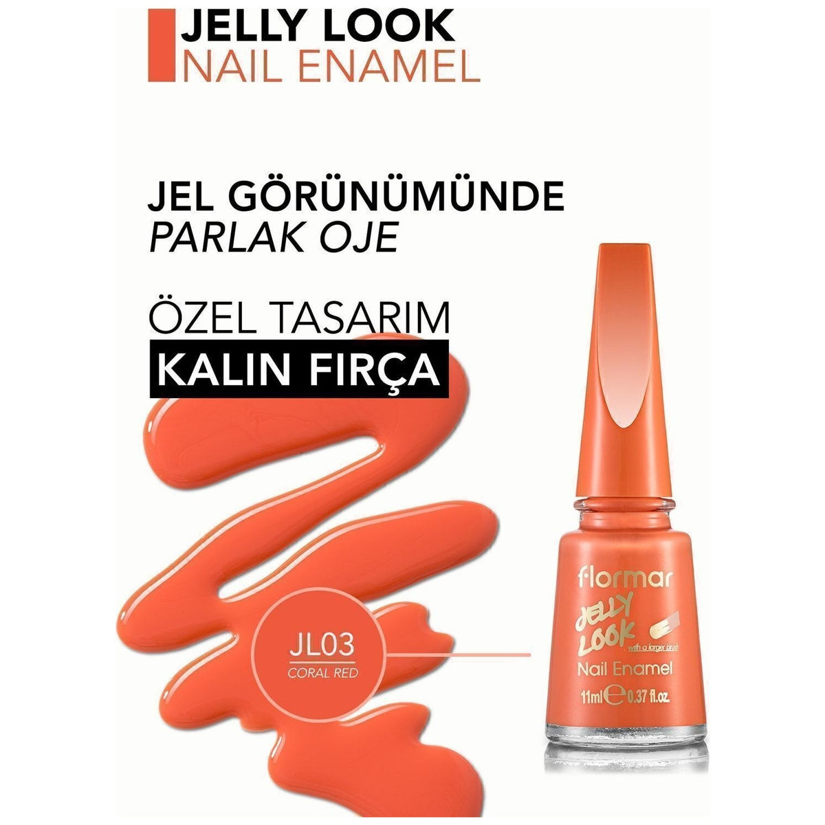 Flormar Jelly Look Nail Polish - MALLTURK