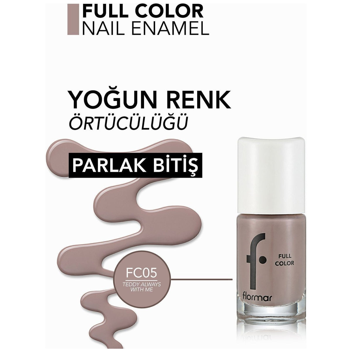 Flormar Full Color Nail Polish - MALLTURK
