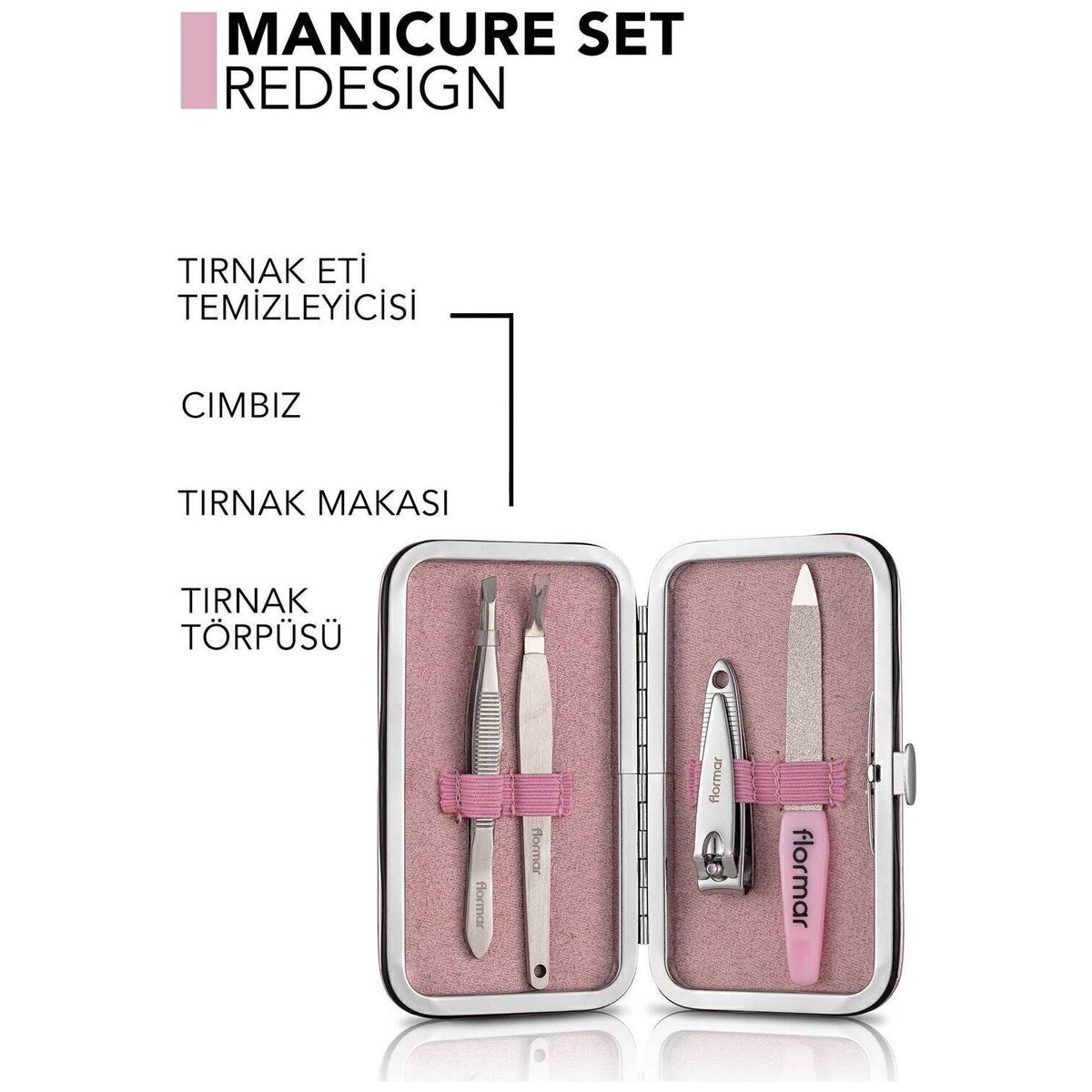 Flormar Manicure Set Manicure Tool Set - MALLTURK