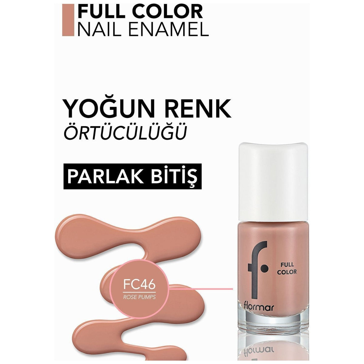 Flormar Full Color Nail Polish - MALLTURK