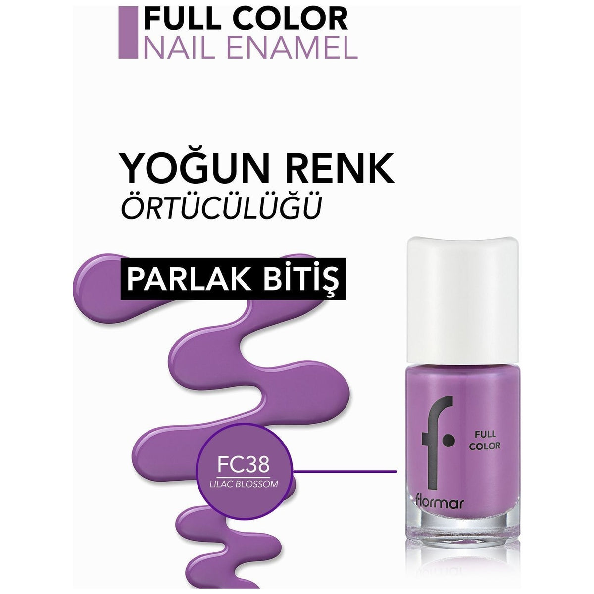 Flormar Full Color Nail Polish - MALLTURK