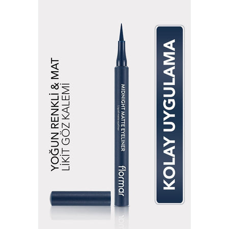 Flormar Midnight Matte Liquid Eyeliner