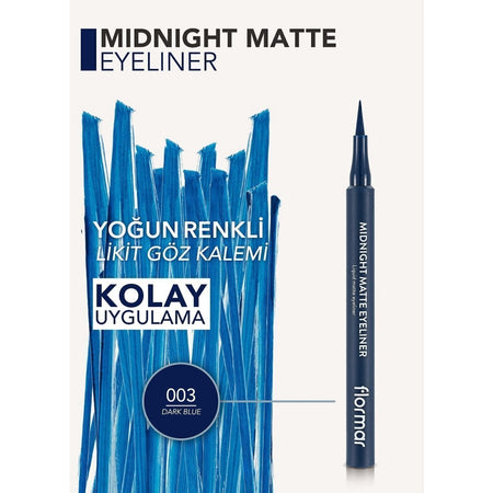 Flormar Midnight Matte Liquid Eyeliner