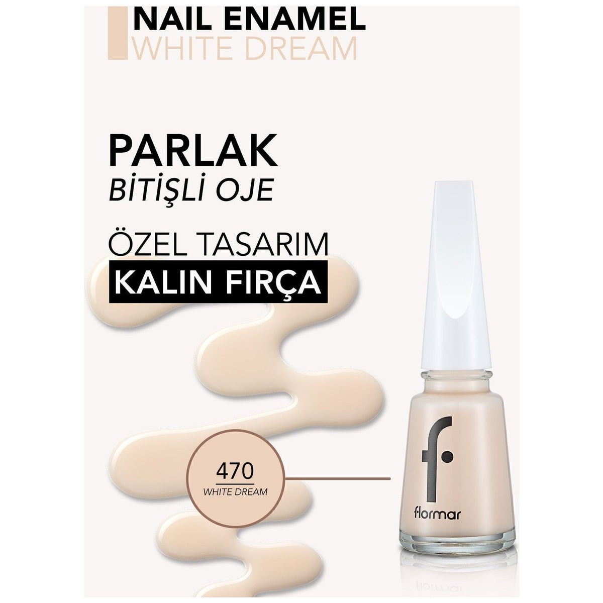 Flormar Nail Enamel Nail Polish - MALLTURK
