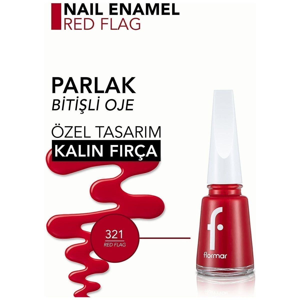 Flormar Nail Enamel Nail Polish - MALLTURK
