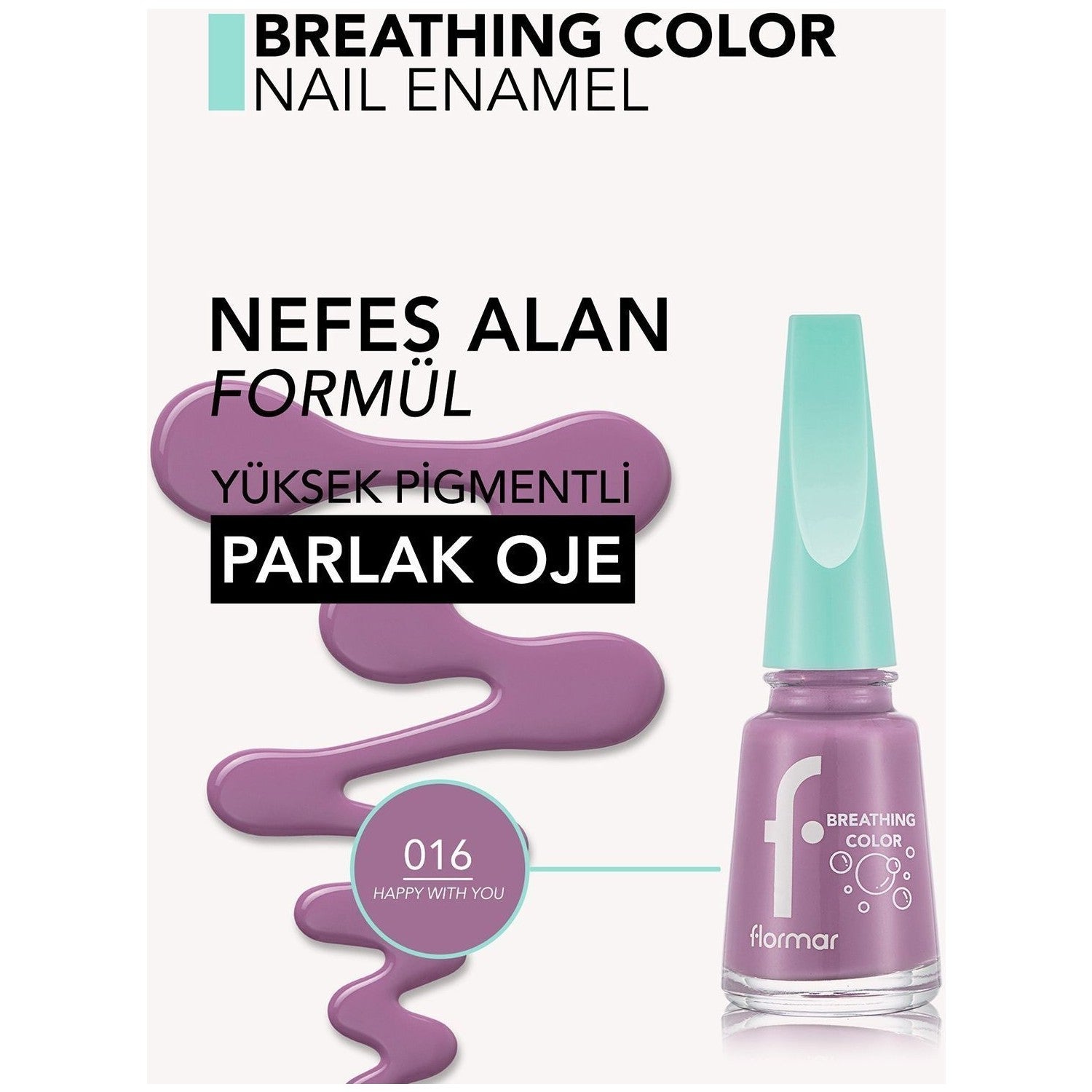 Flormar Breathing Color Nail Polish - MALLTURK