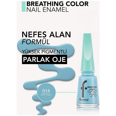 Flormar Breathing Color Nail Polish - MALLTURK