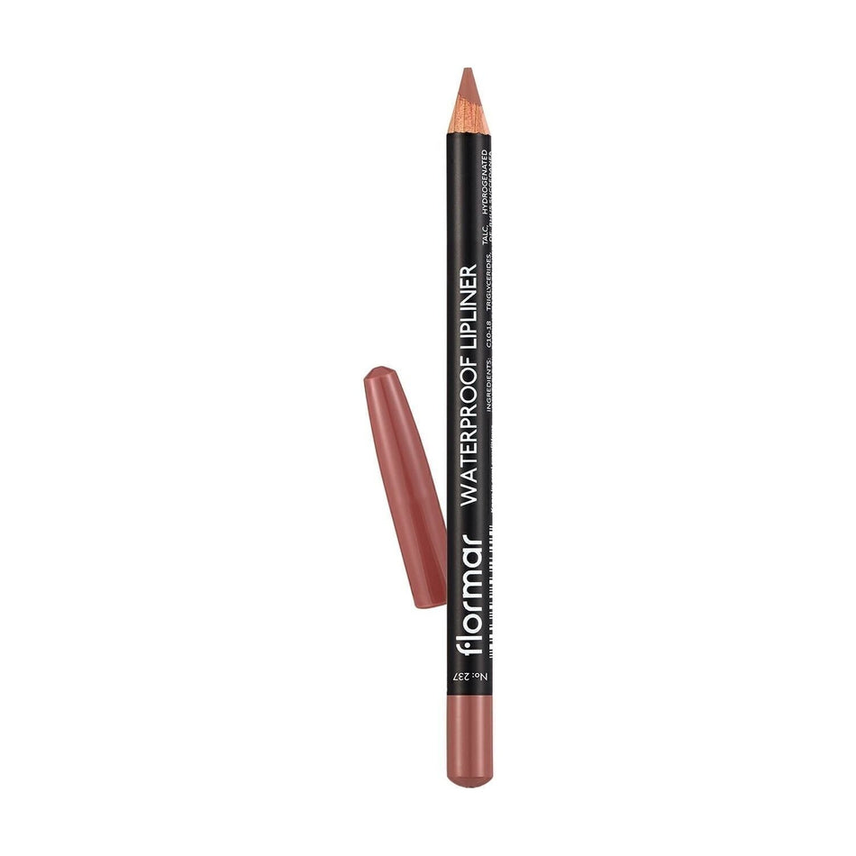 Flormar Waterproof Lip Pencil 1.14 gr Shade No:237 Rosy Sand Intense Color