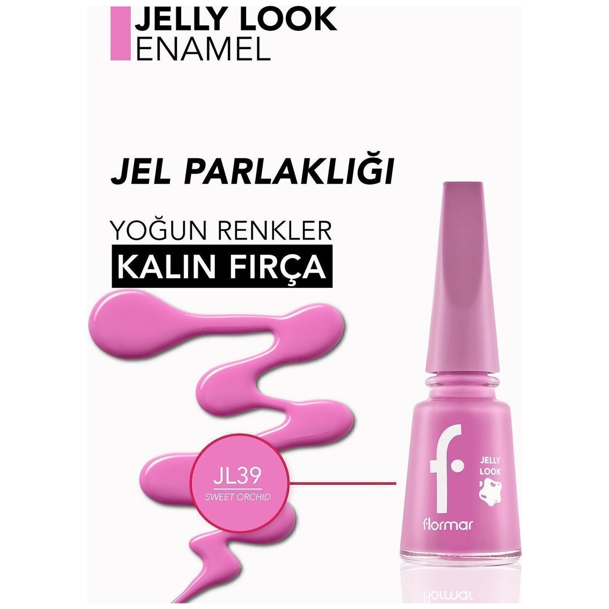 Flormar Jelly Look Nail Polish - MALLTURK