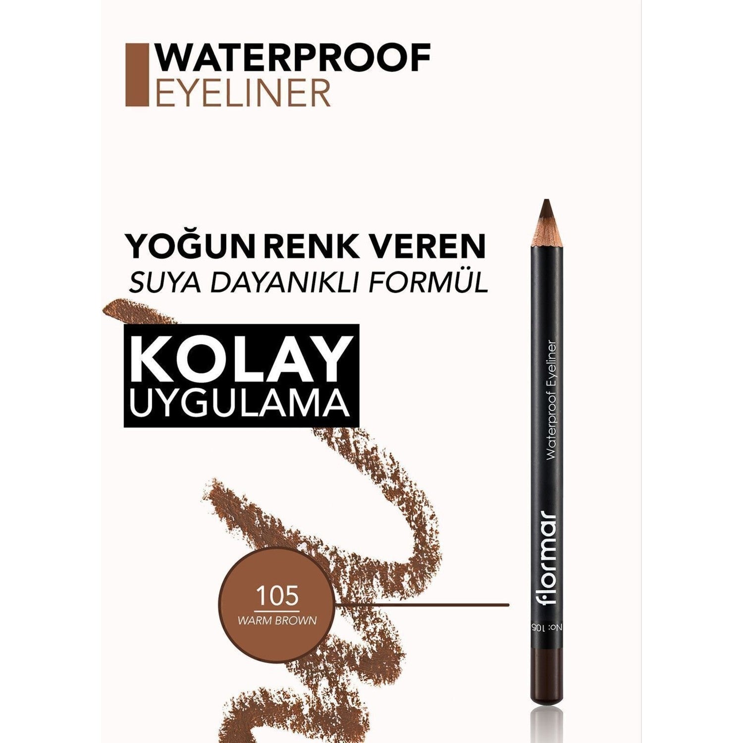 Flormar Waterproof Eyeliner