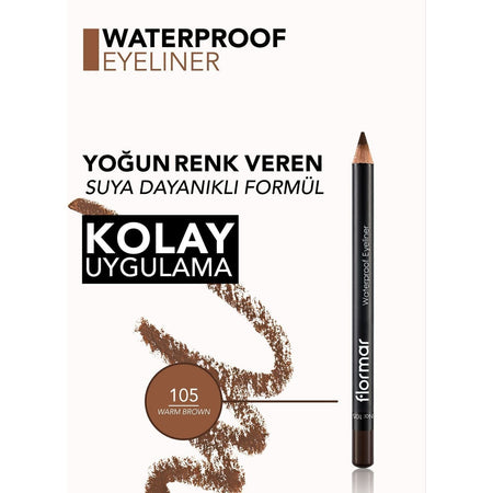 Flormar Waterproof Eyeliner