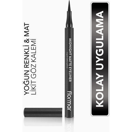 Flormar Midnight Matte Liquid Eyeliner