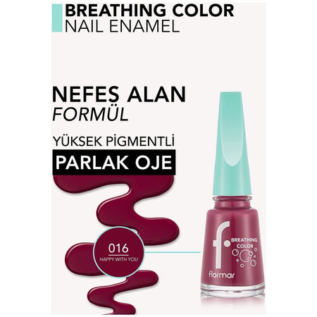Flormar Breathing Color Nail Polish - MALLTURK