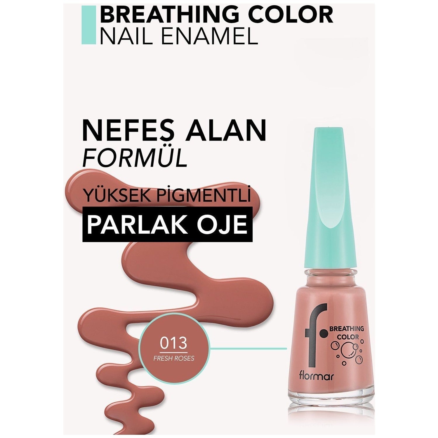 Flormar Breathing Color Nail Polish - MALLTURK